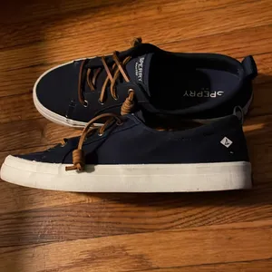 Sperry Top-Sider Slip on Boat Shoes Women 7.5 Navy Blue Ladies STS81904 thumbnail 5