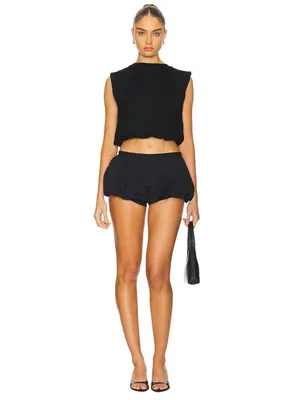 LIONESS Un Tutu Mini Skort in Onyx Small New Womens Skirt Shorts thumbnail 5