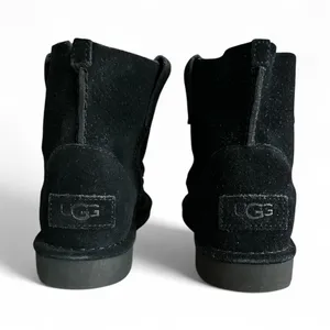 Ugg Ankle Boots Women's Black Classic‎ Unlined Mini Cozy Casual Size 6 thumbnail 6