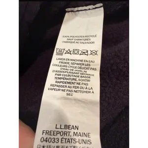 LL Bean Womens Mountain Classic Fleece Vest Navy Blue Full Zip M REG 504675 cozy thumbnail 8