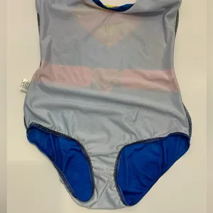 Superwoman One Piece Swimsuit Women “one size” Blue Superhero Swimwear Superman thumbnail 6