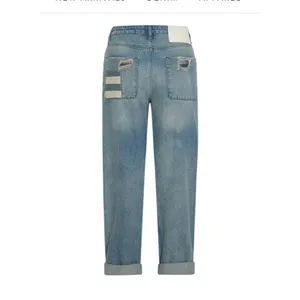 One Teaspoon Womens Smiths Low‎ Waist Wide Leg Denim Jeans Slouchy Multi Pocket thumbnail 4