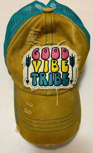 Simply Southern “Good Vibe Tribe” multicolor cap thumbnail 1