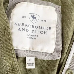 Abercrombie & Fitch Women Olive Green Y2K Bella Swan Waffle Knit Henley Hoodie S thumbnail 3