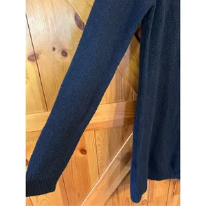 ABERCROMBIE & FITCH Navy Blue Zipper Sweater Dress Medium Tall Women's (0958) thumbnail 5