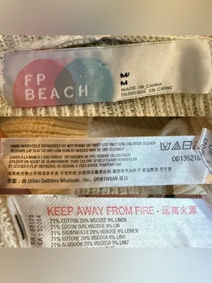 Free People Womens Sweater Beach Day Off Knit Hoodie Size Medium thumbnail 10
