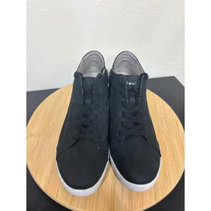 Dansko Onyx Women's 40 Black Leather Mid top Lace Up‎ Side Zip Sneakers thumbnail 3