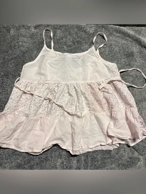 Vintage Babydoll Tank Pink Size L thumbnail 3