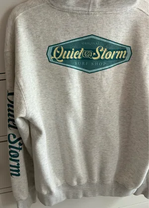 Quiet Storm Grey Hoodie thumbnail 4