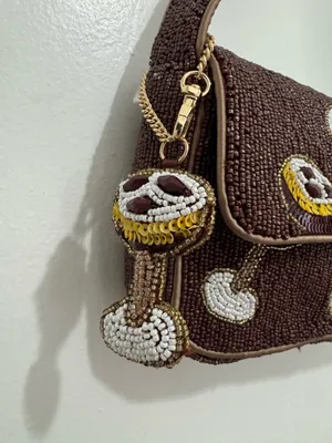 Viral Chocolate Martini Beaded Bag Shoulder Bag thumbnail 2