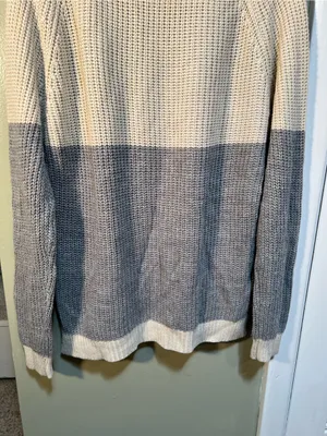 RD Style Stitch Fix Women’s Size Large Wilkes Colorblocked Raglan Sweater Gray thumbnail 8