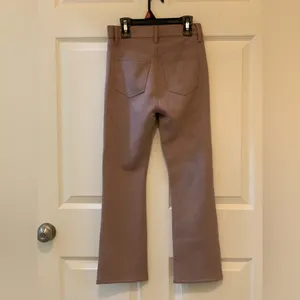 Ann Taylor Elegant Tan Faux Suede Boot Cut Pants. Size-0P thumbnail 3