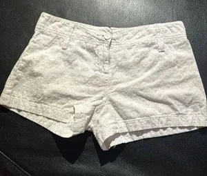 Express White Eyelet Embroidered Shorts thumbnail 1