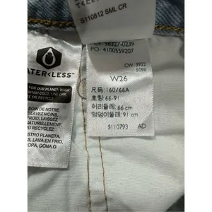 Women's Levi's‎ 501 Original High Rise Jean Shorts Sansome Muse Blue Sz 26 thumbnail 8