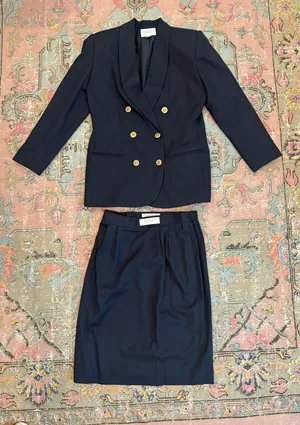 Karen Scott two piece skirt suit thumbnail 1