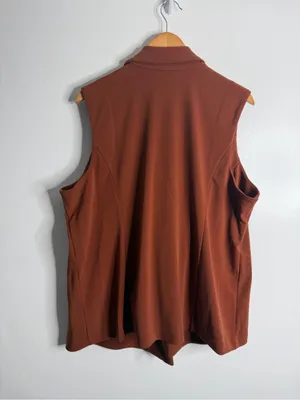 GRAVER Susan Graver Fusion‎ Regular Double Breasted Sleeveless Blazer XL thumbnail 3