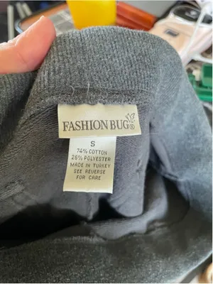 Women's Fashion Bug Gray Track Pants & Joggers Size S thumbnail 3