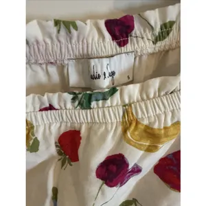 Sadie & Sage Kerr Fruit Salad Tiered Midi Dress Size Small Peasant Style thumbnail 2