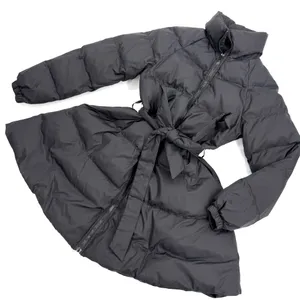 Ballerina Winter Jacket Padded Coat Long Jacket Trench Bomber Jacket thumbnail 7