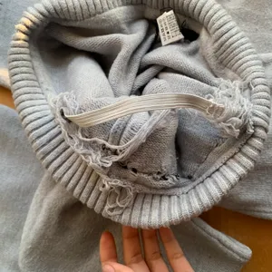 Forever 21 Gray Sweater Knit Foldover Bootcut Pants thumbnail 8