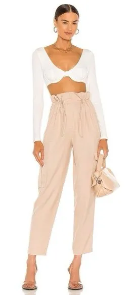 H:OURS Shaye‎ Paperbag Cargo Pants thumbnail 1