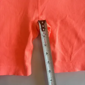 LOVE&SPORTS Neon Orange Athletic Gym‎ Shorts Spandex, High Rise Like New XL thumbnail 4
