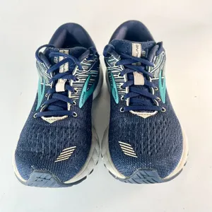Brooks Adrenaline 19 Running Sneakers Walking Shoe Navy Blue Turquoise Women 7.5 thumbnail 3