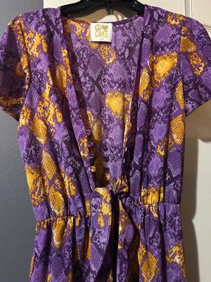Peace Love Cake dress Purple thumbnail 3