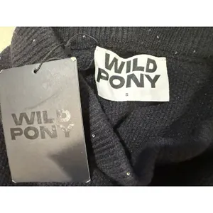 NWT Wild Pony Sequin Knitted Mini Skirt in Black Size Small thumbnail 3