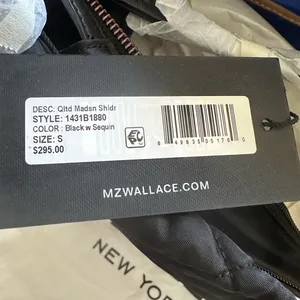 NWT MZ Wallace Quilted Madison Shoulder Bag with Sequins thumbnail 5