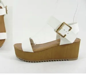White Platform Wedge thumbnail 3