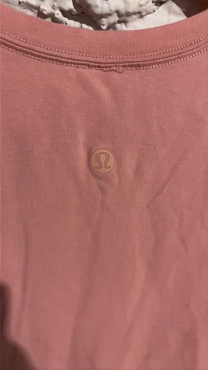 Lululemon Short Sleeve Pink Tee thumbnail 3