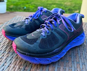 Hoka One One Stinson ATR 5 Women Running Shoes Mesh Black Purple Pink 1099730 thumbnail 1