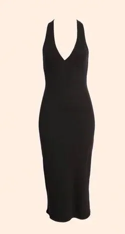 Reformation Ashlee Dress (Black) thumbnail 1