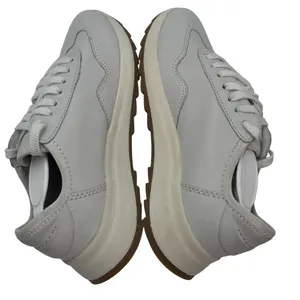 Clarks Women's Size 7 1/2 M DashLite Lo Leather Trainers‎ Sneakers Shoes Ivory thumbnail 5