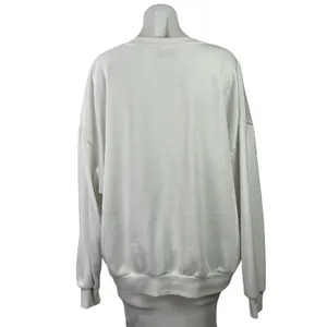 Yale University Women's White Crest Fleece Long Sleeve Crew Neck Sweatshirt L thumbnail 3
