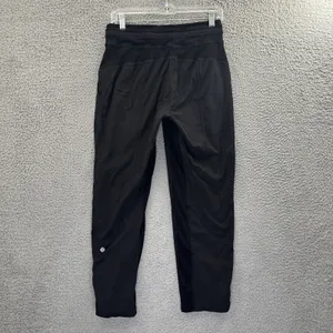 Lululemon Dance Studio Crop II‎ Pants Unlined 25" Black Athletic Women's 6 thumbnail 2