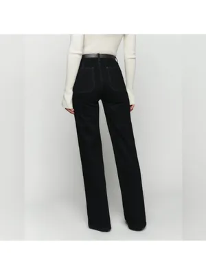 Reformation Jeans Alyssa High Rise Wide Leg Long Jeans thumbnail 2