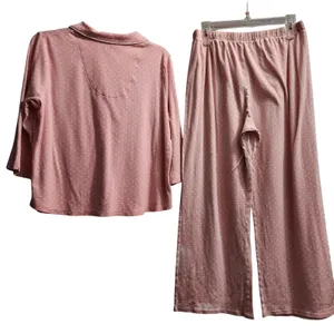 Karen Neuburger Pajamas top & bottoms Sleepwear Lounge‎ Wear Pink Polka Dot thumbnail 4
