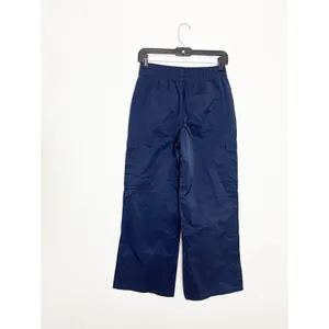 Abercrombie & Fitch Navy Nylon Cargo Pants Size XXS Wide Leg Pullon thumbnail 12