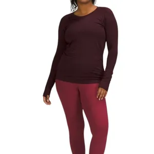 Lululemon Swiftly Tech Long Sleeve Shirt 2.0 Yogo Pop Cassis / Black thumbnail 5