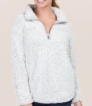 Francescas Sherpa Quarter Zip Fleece thumbnail 1