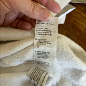 Abercrombie & Fitch Soft Collection Garment Dye Hoodie Medium White thumbnail 3
