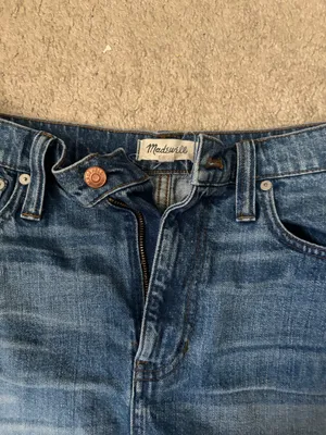 Madewell Jean Skirt Denim thumbnail 3
