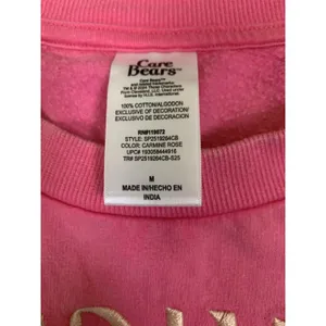 Care Bears Love Yourself Pink Graphic Sweatshirt Pullover Medium‎ thumbnail 3