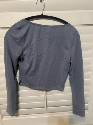 Lululemon Long Sleeve Cropped Shirt thumbnail 2