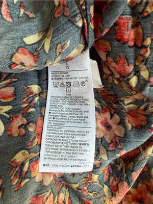 GAP Floral Midi Skirt with Side Slit Size Large thumbnail 7