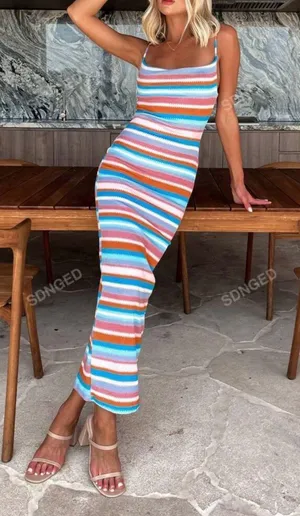 SHEIN midi dress multicolor thumbnail 1