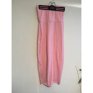 Skims Cotton  Foldover‎ Skirt Size Medium Pink Flaw Cut Hem thumbnail 2