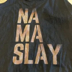 Ali & Joe Women’s ‘Nama Slay’ Black Cut Custom Tank Top thumbnail 2